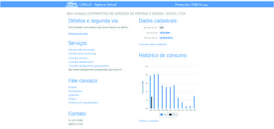 Agência Virtual 01 site