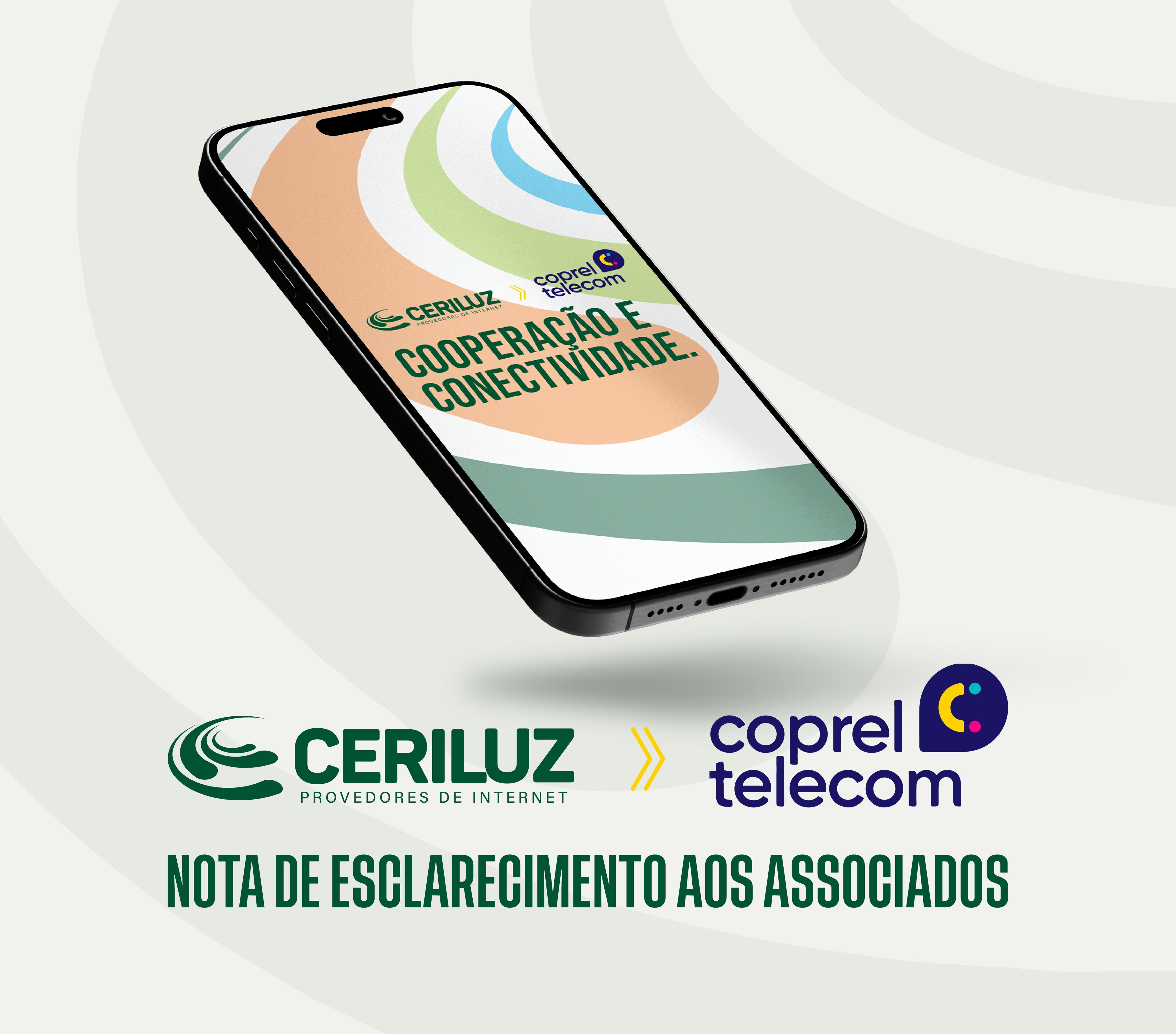 SERVIÇOS DE INTERNET DA CERILUZ PROVEDORES PASSAM A SER GERIDOS PELA COPREL TELECOM